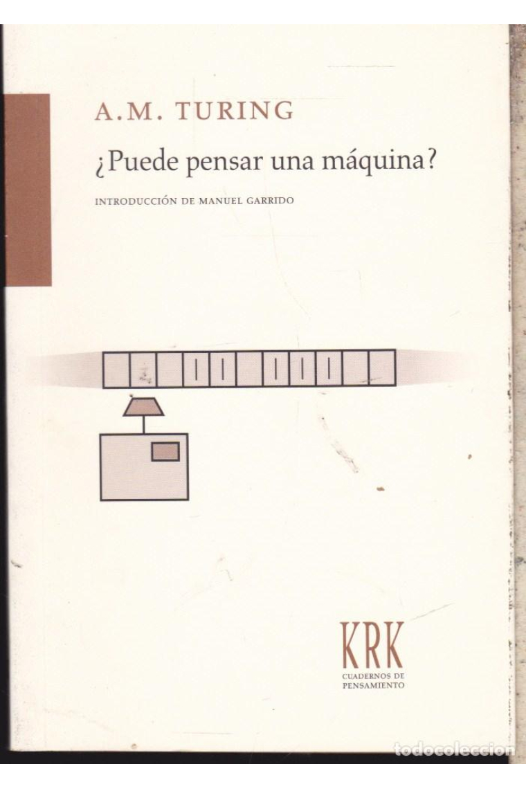 ¿Puede pensar una máquina?