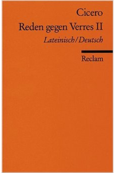 Reden gegen Verres, Lateinisch-Deutsch. Bd.2