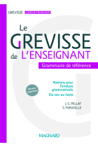 Le grevisse de l'enseignant - grammaire de reference (Langue française)