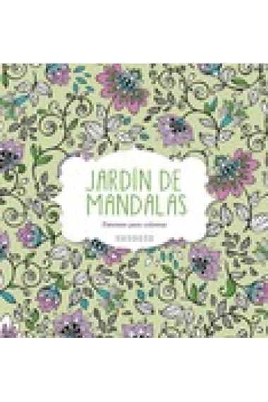 Jardín de mandalas.Patrones para colorear