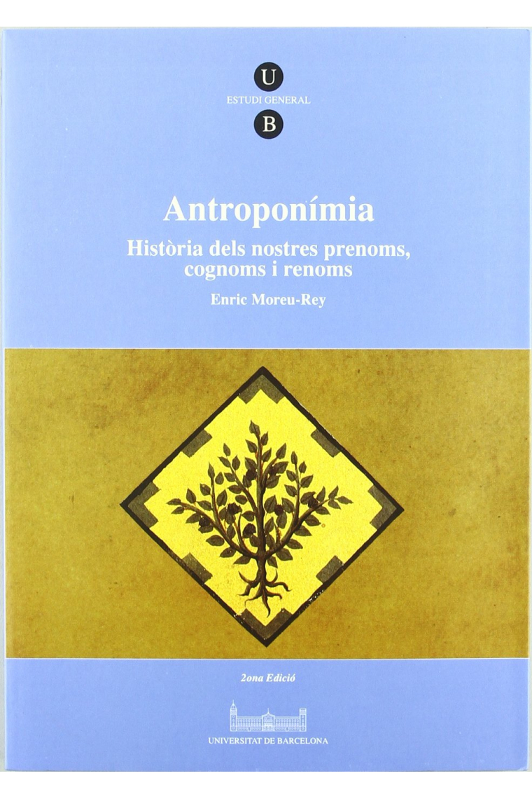 Antroponimia : història dels nostres prenoms, cognorus I renoyns