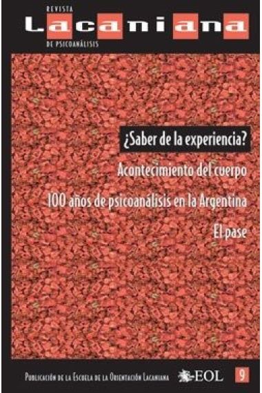 Revista Lacaniana de Psicoanálisis nº 9