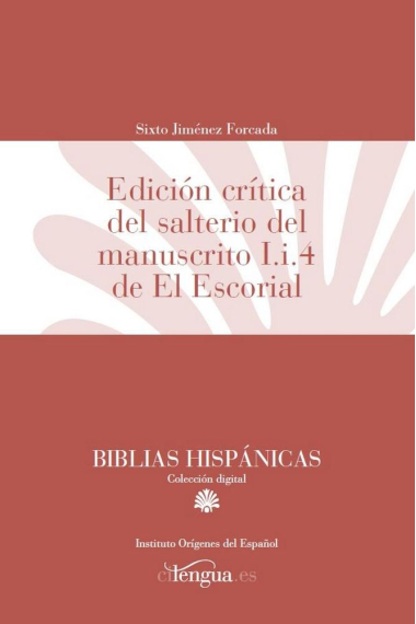 Edición crítica del salterio del manuscrito I.i.4 de El Escorial