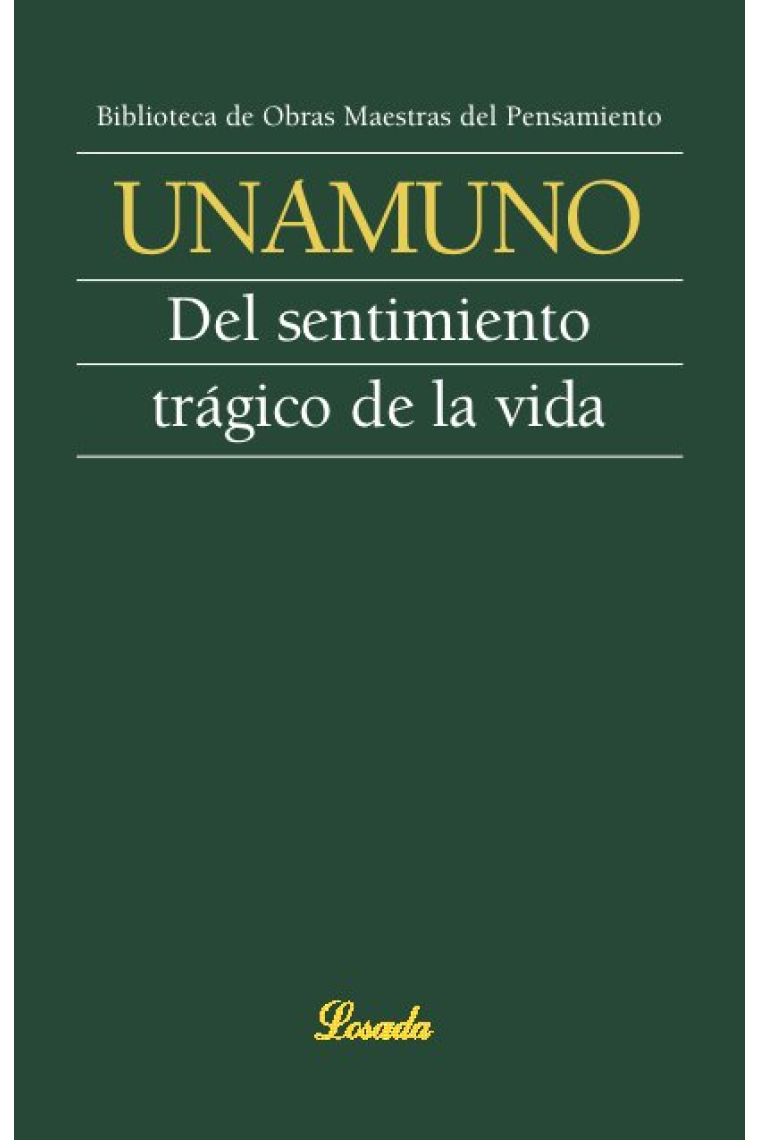 DEL SENTIMIENTO TRAGICO DE LA VIDA