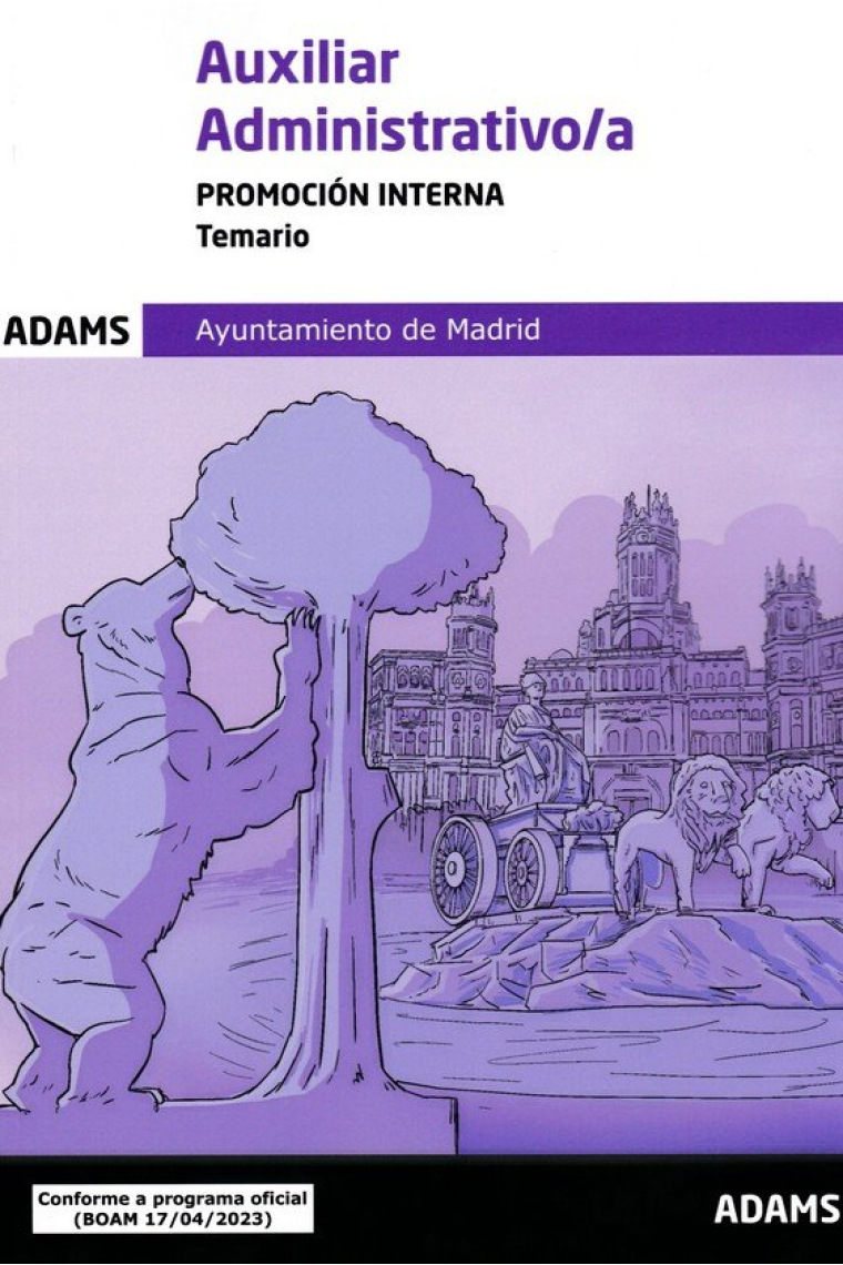 TEMARIO AUXILIARES ADMINISTRATIVOS PROMOCION INTERNA, AYUNT