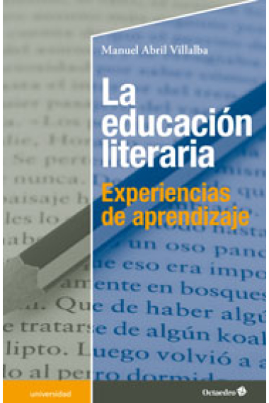 La educación literaria. Experiencias de aprendizaje