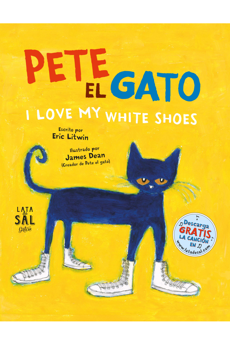 Pete, el gato. I love my white shoes