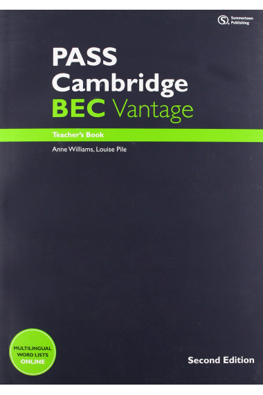 PASS Cambridge BEC Vantage: Teacher's Book + Audio CD