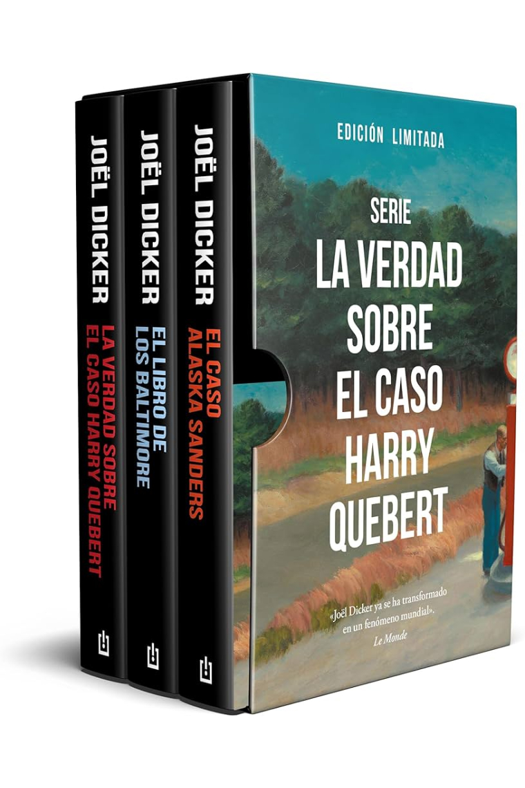 Estuche Joel Dicker ( La verdad sobre el caso Harry Quebert · El libro de los Baltimore · El caso de Alaska Sanders)