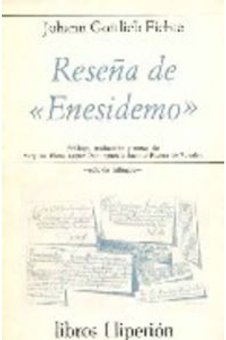 RESEÑA DE ENESIDEMO