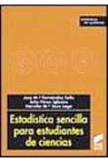 Estadística sencilla para estudiantes de ciencias