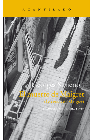 El muerto de Maigret. (Los casos de Maigret)