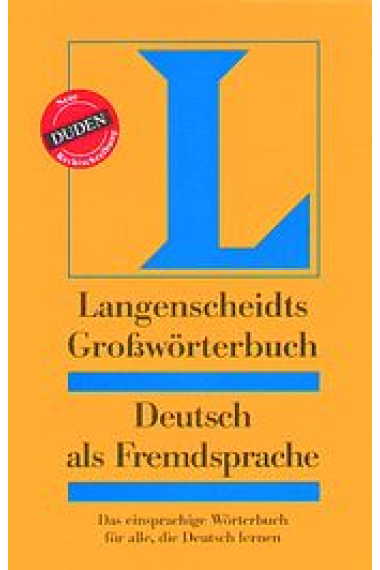 Langenscheidts Grosswörterbuch. Deutsch als Fremdsprache