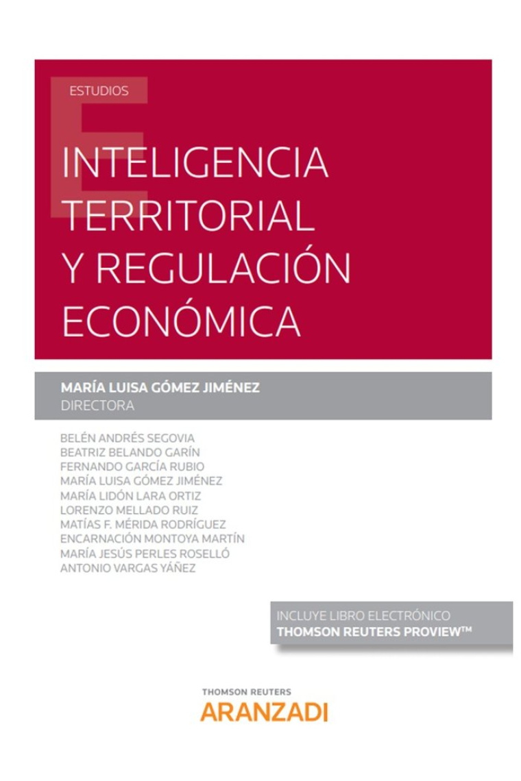 Inteligencia Territorial y Regulación Económica (Papel + e-book)