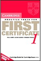 Cambridge Practice test for first certificate 1. (2 cassettes)