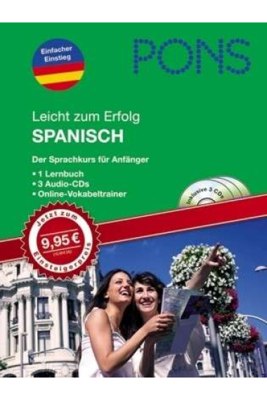 PONS Leicht zum Erfolg Spanisch. Buch + 3 Audio-CDs