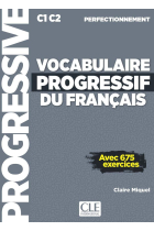 Vocabulaire progressif du français. C1/C2 Niveau perfectionnement - Livre + CD + Livre-web