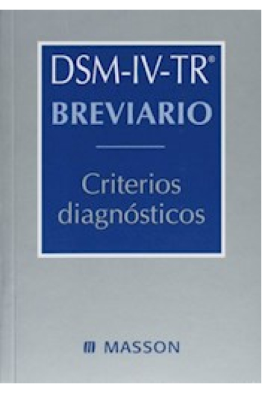 Breviario DSM-IV, Criterios diagnósticos