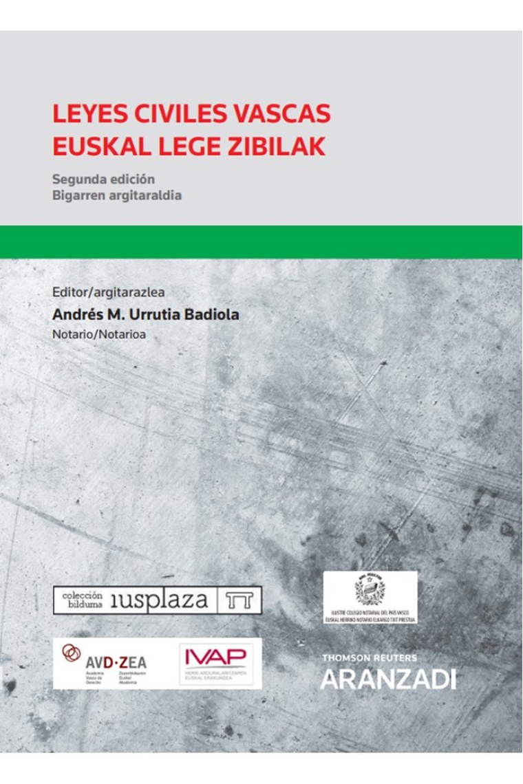 Leyes civiles vascas Euskal lege zibilak (Papel e-book)