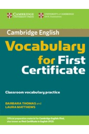 Cambridge Vocabulary for First Certificate (without answers)