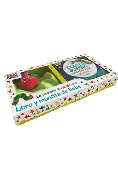 Dulces sueños, libro y mantita de bebé