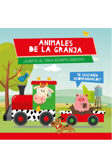 ANIMALES DE GRANJA (TREN ROMPECABEZAS)