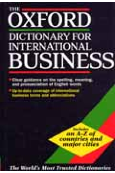 The Oxford dictionary for international business