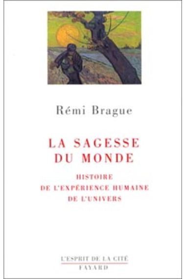 La sagesse du monde. Histoire de l'expérience humaine de l'Univers