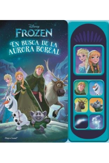 LIBRO MUSICAL 7 BOTONES FROZEN LUCES MAGICAS LSD