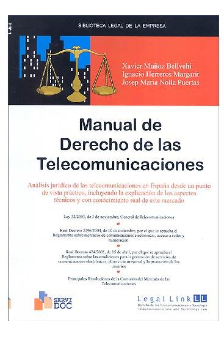 Manual de derecho de las telecomunicaciones