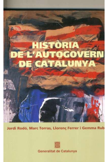 Història de l'autogovern de Catalunya