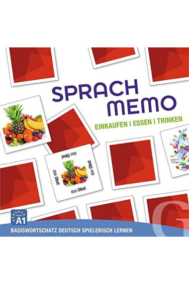 Sprachmemo Deutsch: Einkaufen, Essen, Trinken (juego)