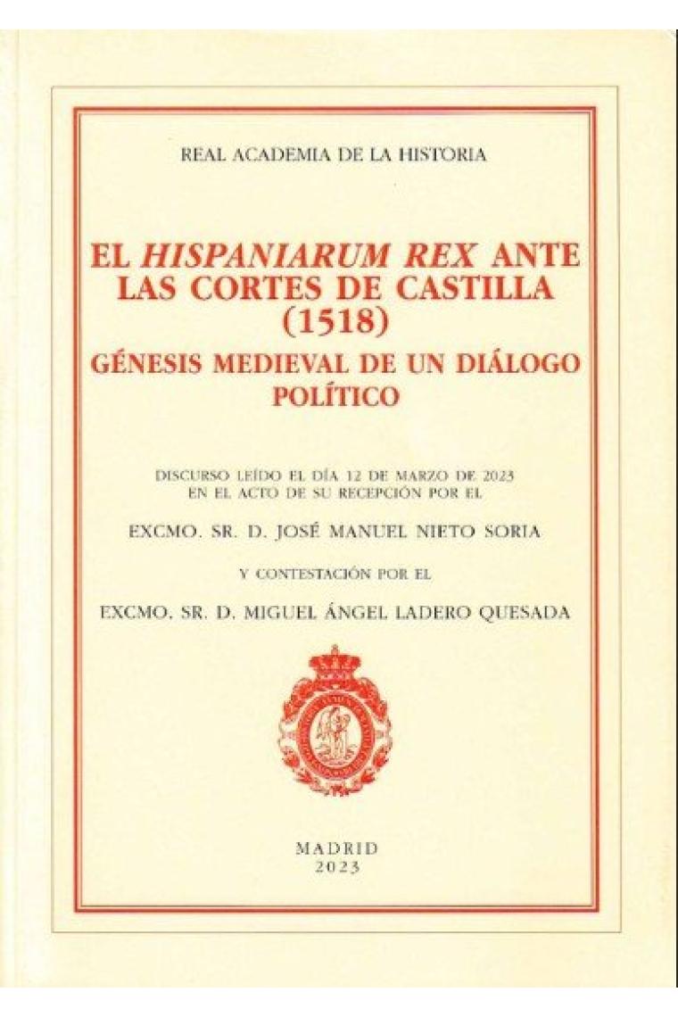 HISPANIORUM REX ANTE LAS CORTES DE CASTILLA