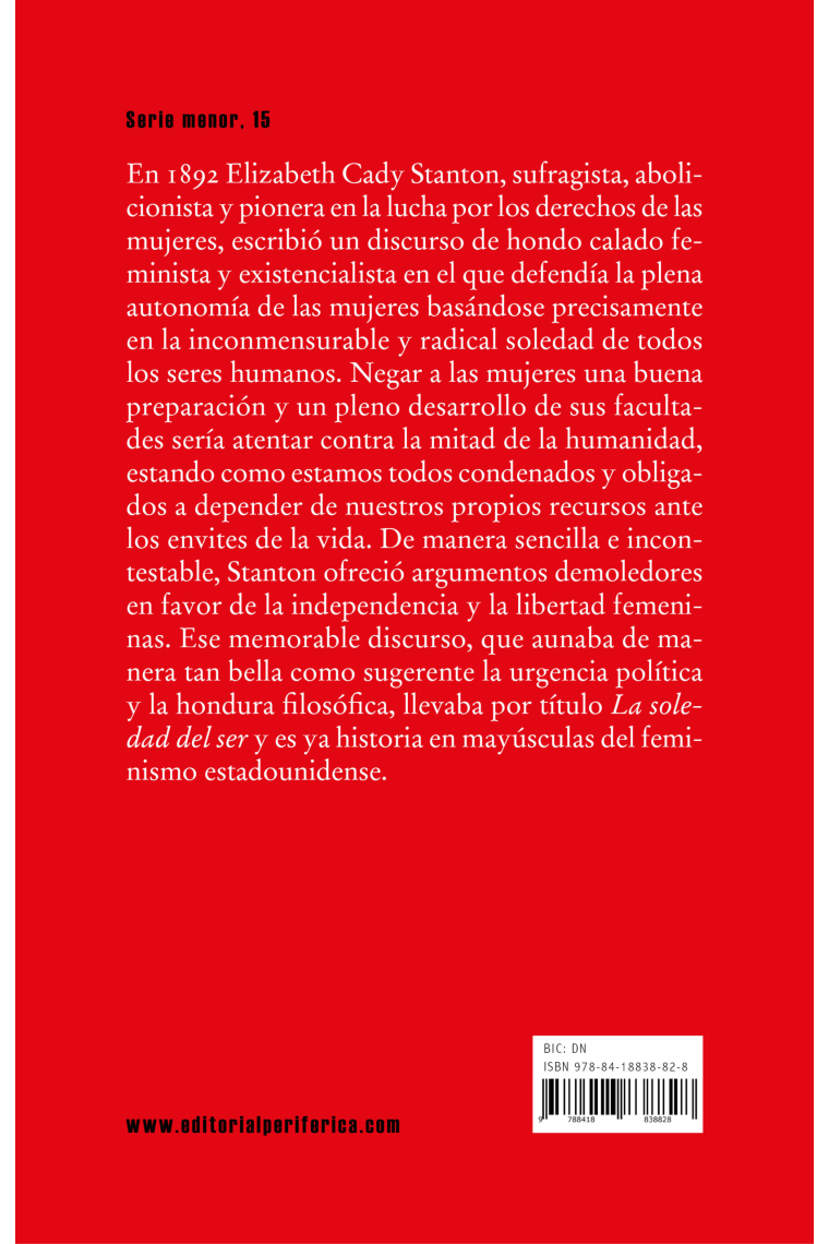 La soledad del ser