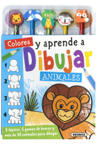 Colorea y aprende a dibujar animales