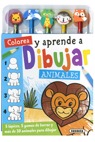 Colorea y aprende a dibujar animales