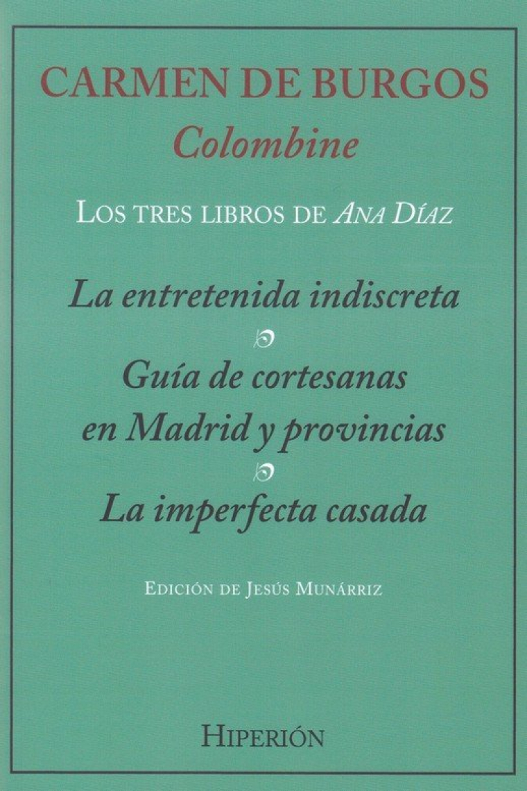 LOS TRES LIBROS DE ANA DIAZ