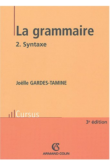 Grammaire T2 Syntaxe