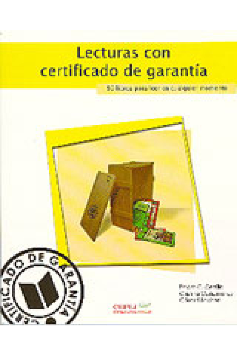 Lecturas con certificado de garantía.50 librros para leer en cualquier momento