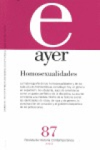 Ayer. Revista. nº. 87: Homosexualidades