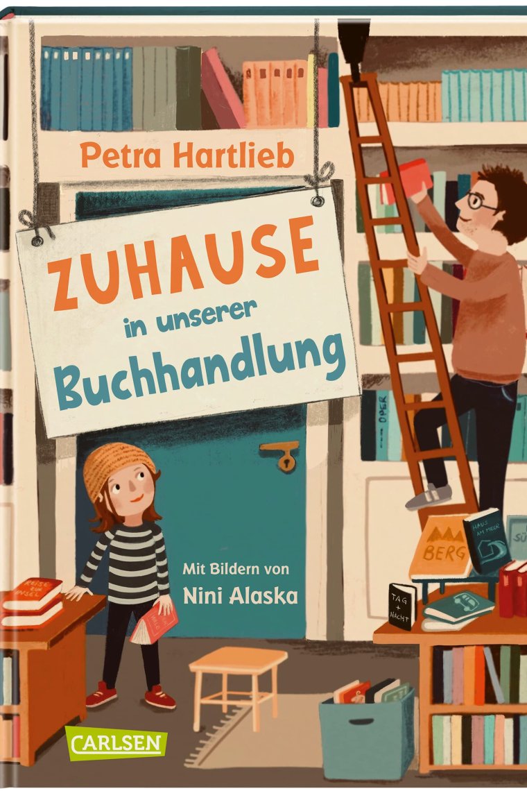 Zuhause in unserer Buchhandlung: Kinderalltag in einer Buchhandlung zum Vorlesen für Jungen und Mädchen ab 6