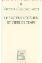 Le système stoïcien et l'idée de temps