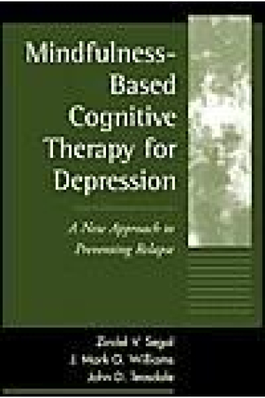 Mindfulness-based cognitive therapy for depression