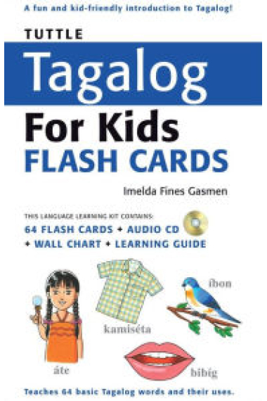 Tuttle Tagalog for kids 64 Flash Cards + Audio CD