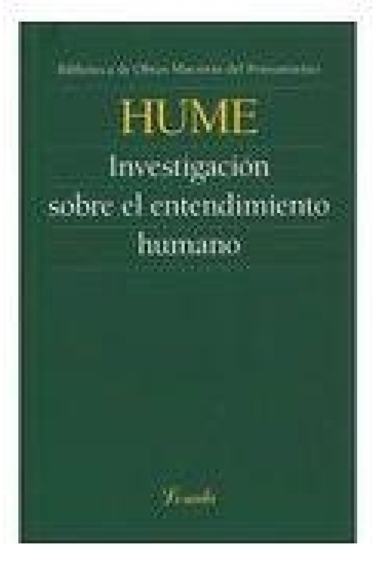 Investigación sobre el entendimiento humano