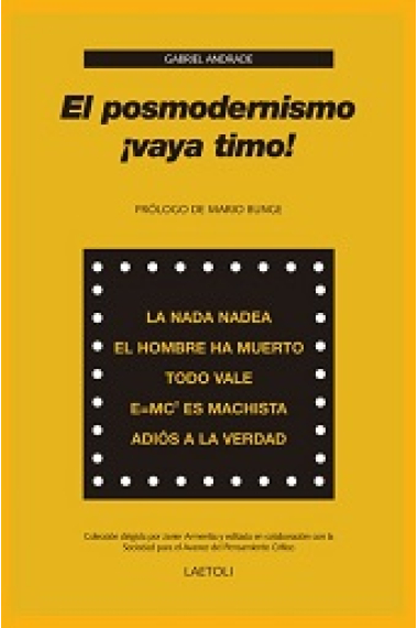 El posmodernismo ¡vaya timo!