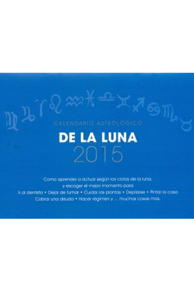 Calendario astrológico de la luna 2016