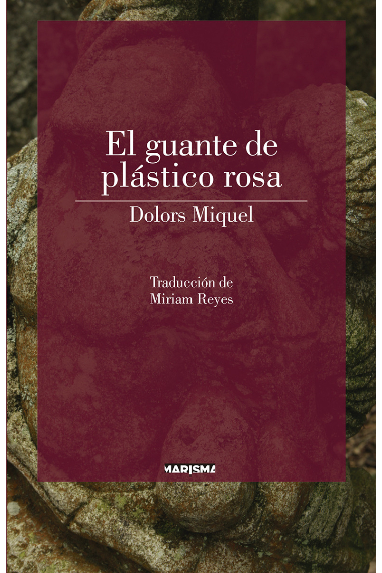 El guante de plastico rosa