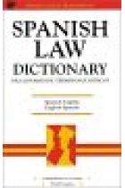 Spanish law dictionary =  Diccionario de términos jurídicos : Spanish-English/English-Spanish