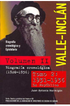 Valle Inclán: Biografía, cronología y epistolario (Vol. II: Biografía cronológica, 1920-1936)  2 vols.